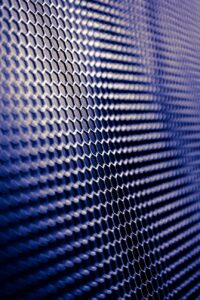 blue and white mesh net